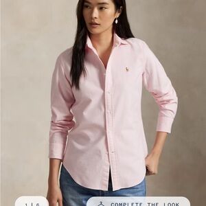 Ralph Lauren Pink Button Down Shirt